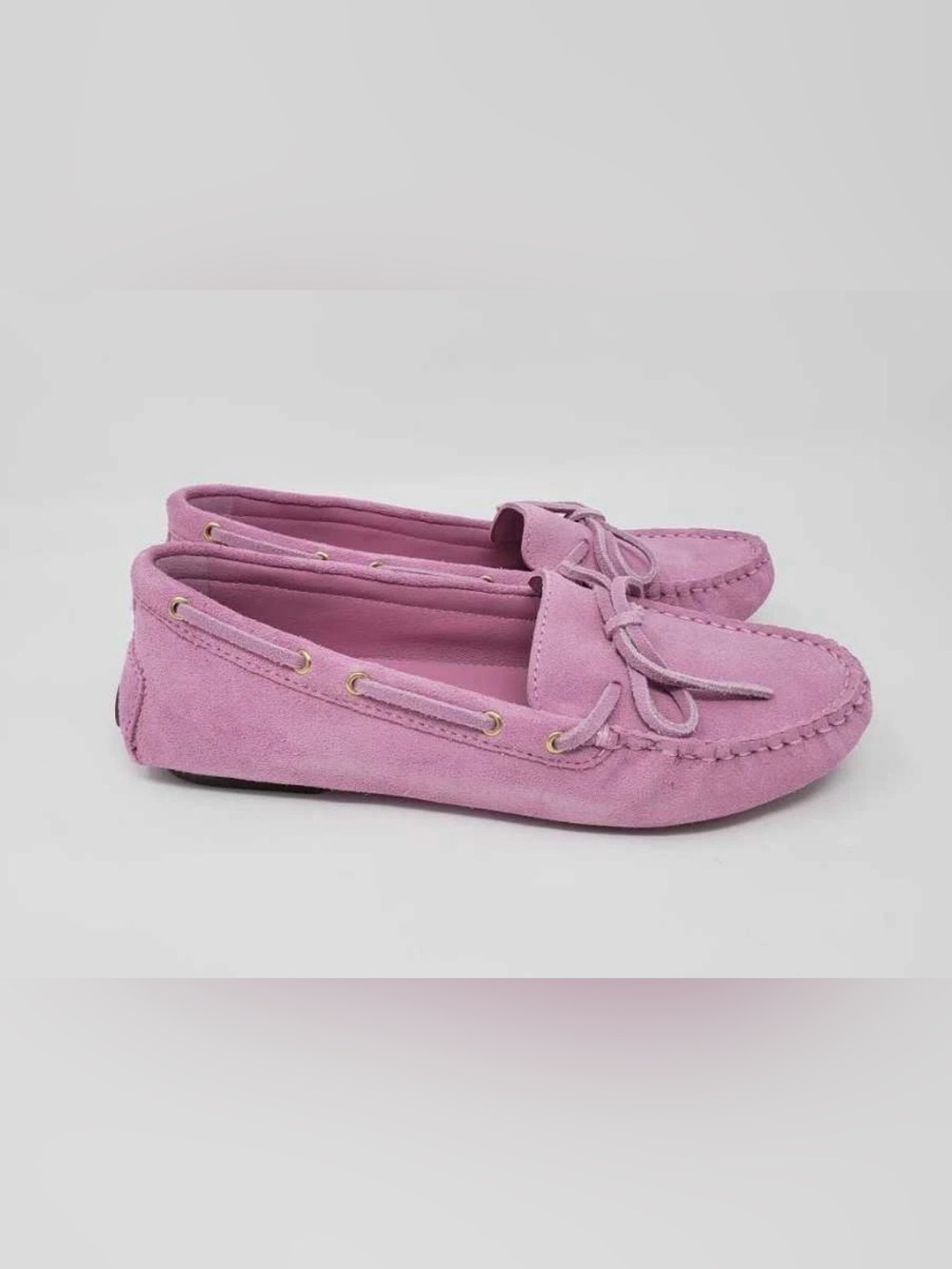 JCrew Worn Once Women’s- Size 12 driving moccasin in suede sun-drenched peony